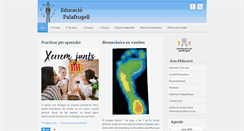 Desktop Screenshot of educaciopalafrugell.cat