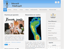 Tablet Screenshot of educaciopalafrugell.cat